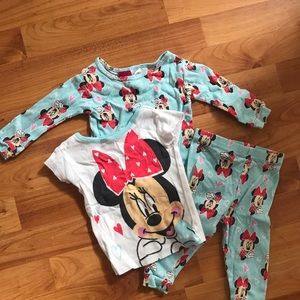 Disney pajamas. 3 pieces